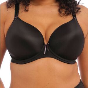 Elomi Bijou Banded Molded Bra EL8722BLK Black 42H
